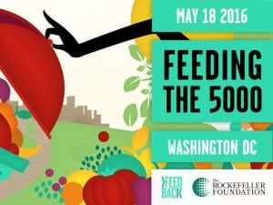 Feeding the 5000 event Washington D.C. graphic